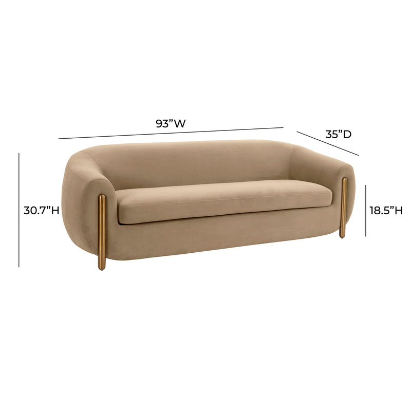 Lina - Textured Sofa - R&R Furniture Gallery (Fountain Valley, CA)