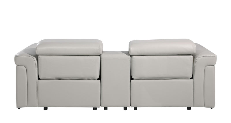 1126 - 3-Piece Modular Power Reclining Loveseat In With 2 Power Recliners & Power Headrests