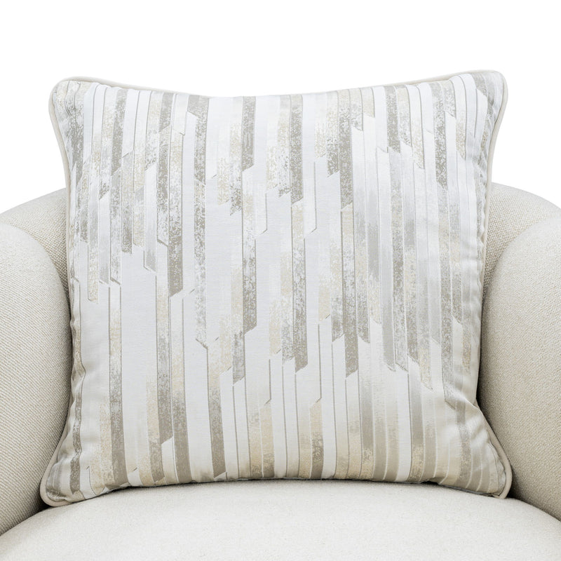 Scotts Square - Matching Chair - Cornsilk / Light Champagne - R&R Furniture Gallery (Fountain Valley, CA)