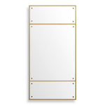 Wrenton - Rectangular Mirror - Brass