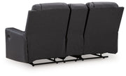 Mackmenville - Double Reclining Loveseat With Console - R&R Furniture Gallery (Fountain Valley, CA)