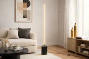 Prism - LED Floor Lamp With On / Off Switch Base - Gold / Marble - R&R Furniture Gallery (Fountain Valley, CA)
