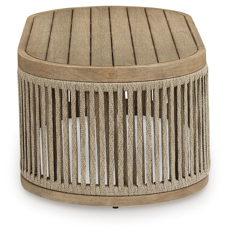 Serena Shores - Rectangular Cocktail Table - Beige - R&R Furniture Gallery (Fountain Valley, CA)