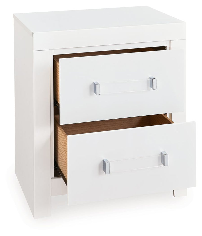 Maeling - Two Drawer Night Stand - R&R Furniture Gallery (Fountain Valley, CA)