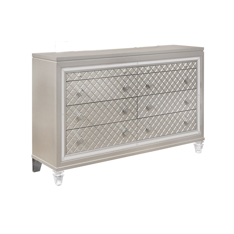 Cross - Glam Dresser - Champagne - R&R Furniture Gallery (Fountain Valley, CA)
