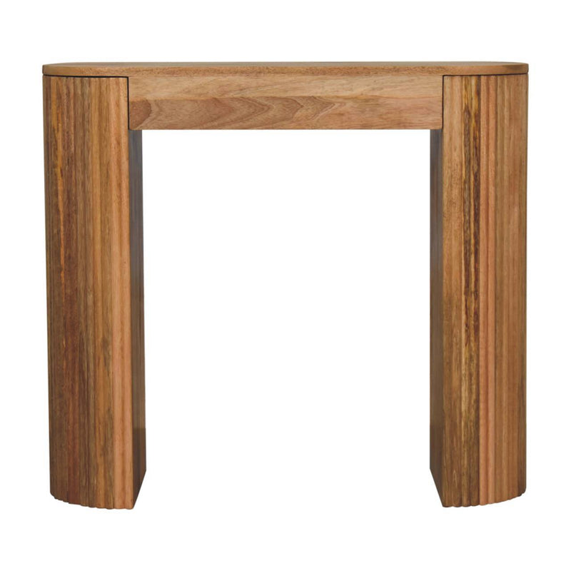 Soba - Straight Console Table - Oak - R&R Furniture Gallery (Fountain Valley, CA)