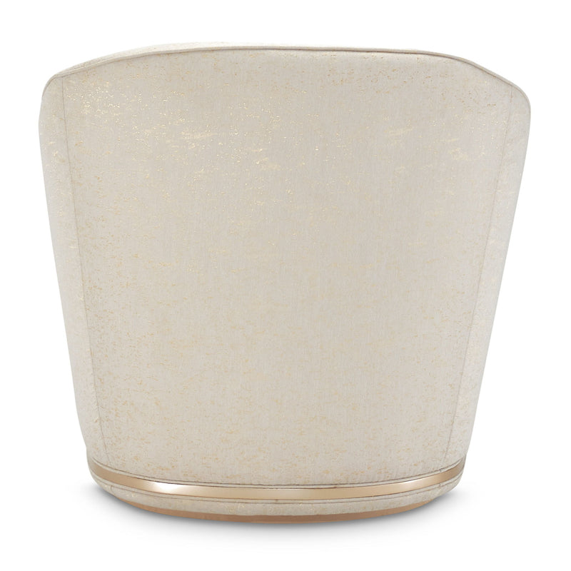 La Rachelle - Swivel Chair - Gold Rush / Champagne - R&R Furniture Gallery (Fountain Valley, CA)