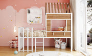 Loft Bed With Roof, Window, Guardrail, Ladder - R&R Furniture Gallery (Fountain Valley, CA)