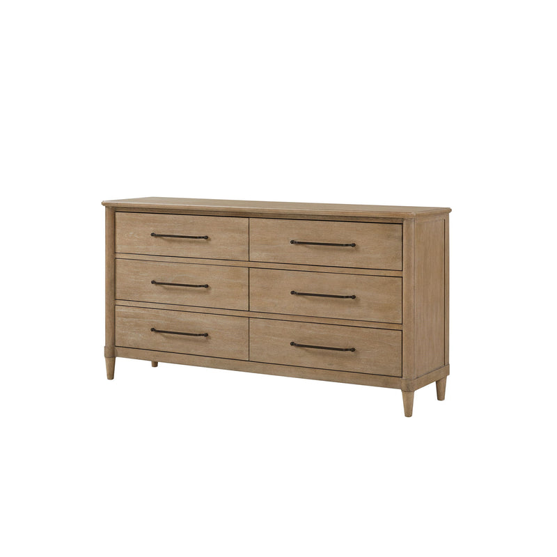 6 Drawer Dresser - Sand - R&R Furniture Gallery (Fountain Valley, CA)
