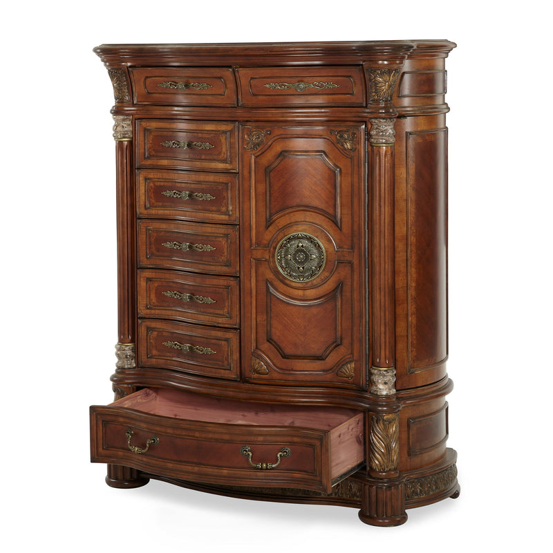 Villa Valencia - Gentleman's Chest - Classic Chestnut - R&R Furniture Gallery (Fountain Valley, CA)