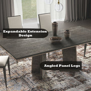 Venezia - Dining Table - Gray - R&R Furniture Gallery (Fountain Valley, CA)