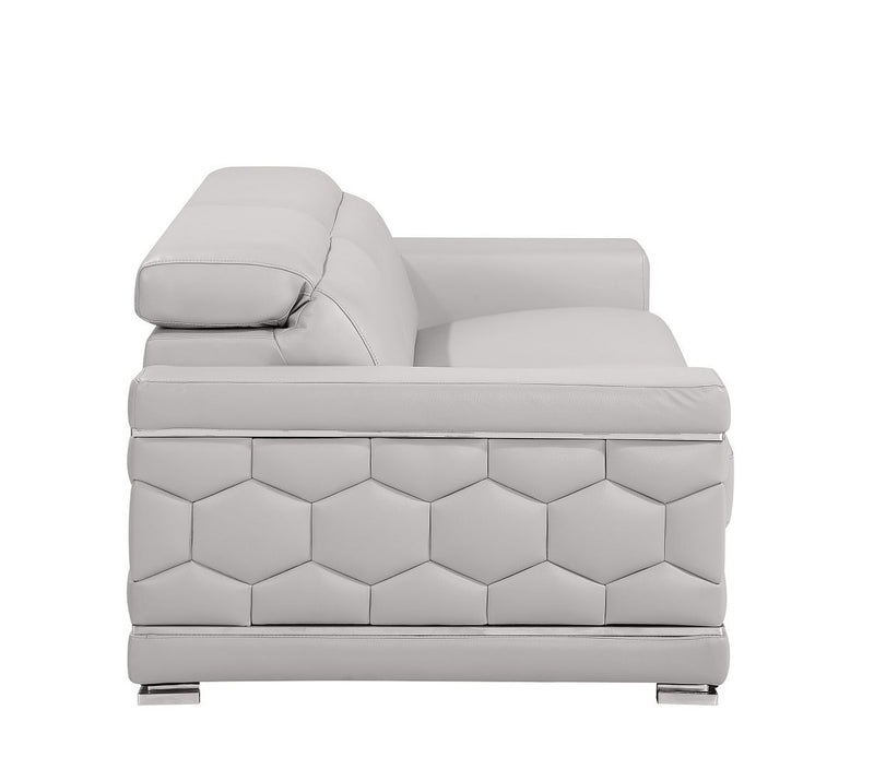 296 - Leather Sofa