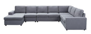 Tifton - 7 Seat Reversible Modular Sectional Sofa Chaise - R&R Furniture Gallery (Fountain Valley, CA)
