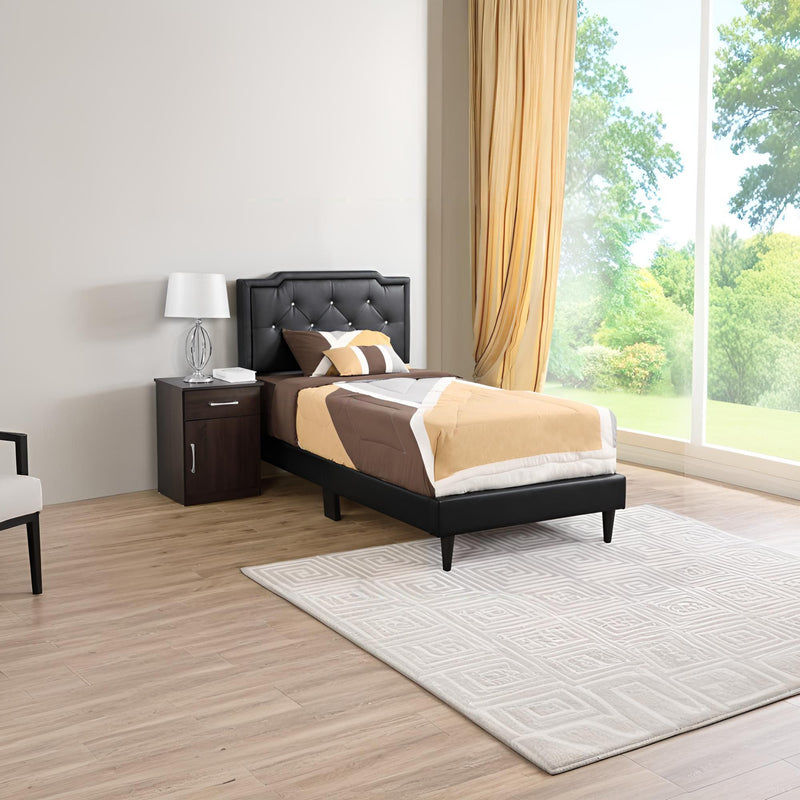 Button Tufted Bed Charming For Cozy Spaces - R&R Furniture Gallery (Fountain Valley, CA)