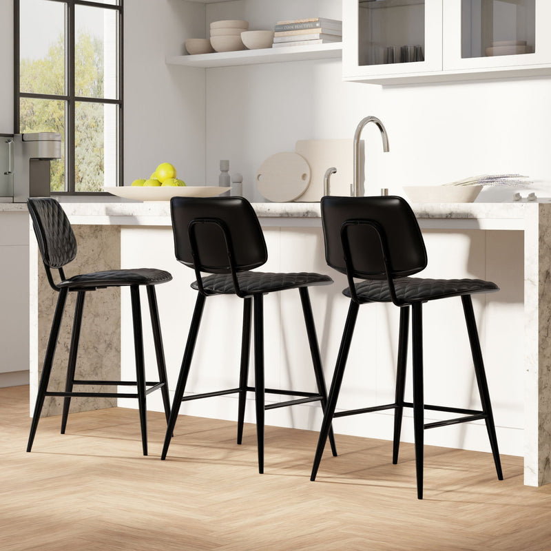 Raya - Upholstered Counter Height Stool (Set of 2) - R&R Furniture Gallery (Fountain Valley, CA)