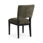 Set of two Classic Home Arima dining chairs with wooden legs and cushioned seats, stylish and comfortable for modern dining rooms.