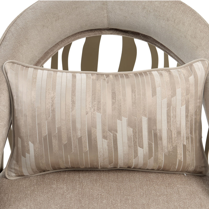 Michael Amini La Rachelle Flame Chair, elegant accent chair with ornate design and plush upholstery, perfect for stylish living rooms.