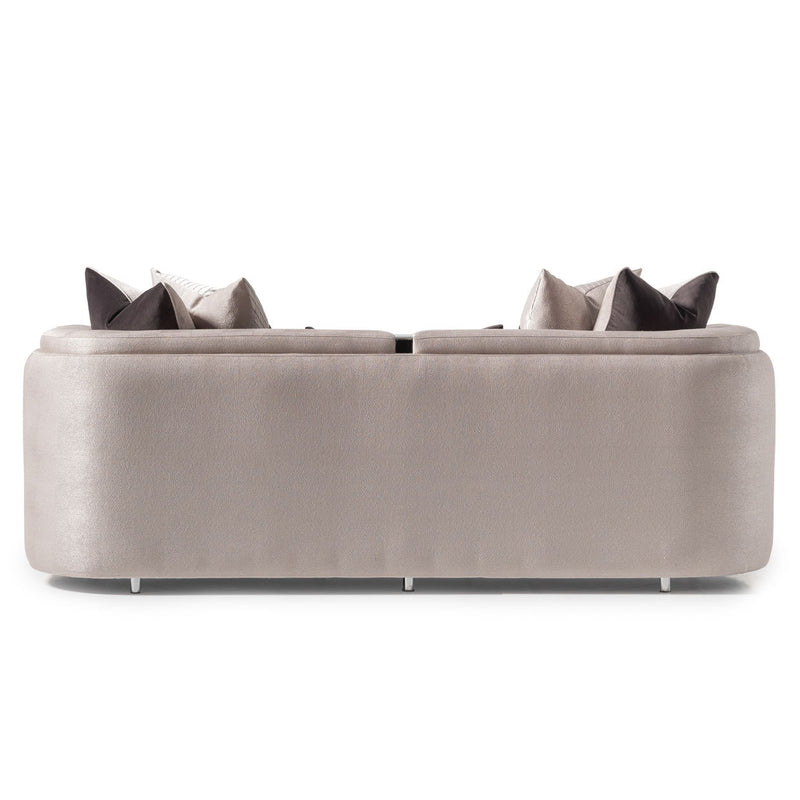 Carmela - Sofa - Zinc / Silver - R&R Furniture Gallery (Fountain Valley, CA)