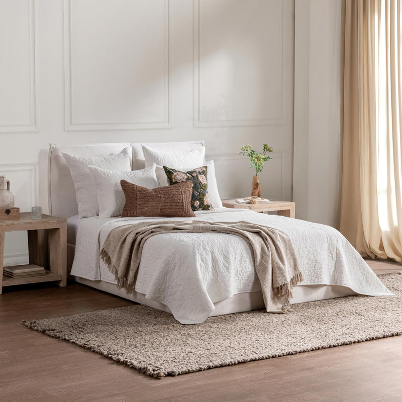 Berkshire - 4 Piece King Quilt Set - Linen Cloud