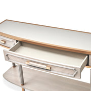 St. Charles - Console Table - Dove Gray - R&R Furniture Gallery (Fountain Valley, CA)