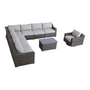 Stylish Sofa Seating Group With Cushions Perfect For Outdoor Gatherings - R&R Furniture Gallery (Fountain Valley, CA)