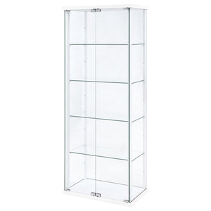 Hyacinth - 4 Shelf Curio Cabinet