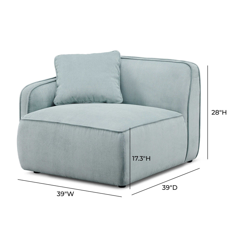 Travie - LAF Corner Chair - R&R Furniture Gallery (Fountain Valley, CA)