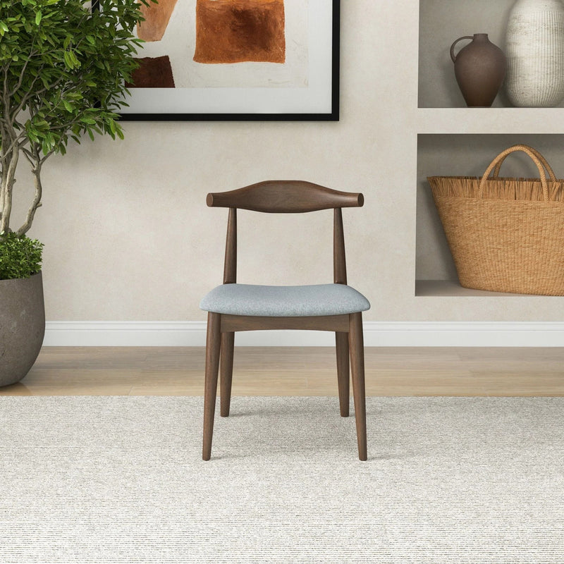 Brooklyn - Dining Chairs (Set of 2) - Gray - R&R Furniture Gallery (Fountain Valley, CA)