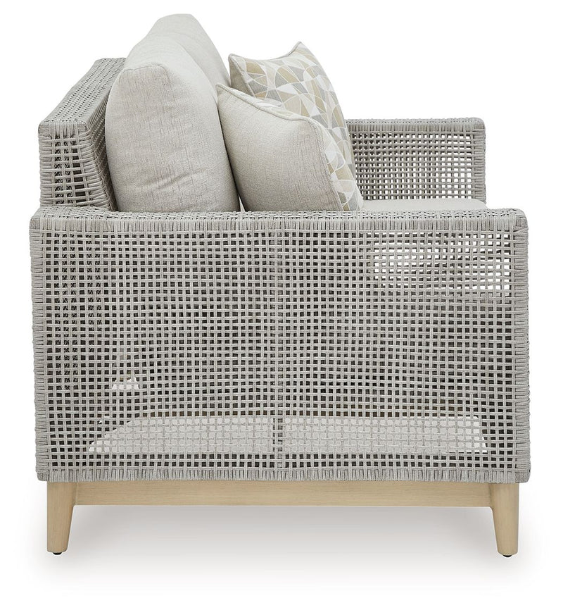 Seton Creek - 4 Pc. - Lounge Set - Gray - R&R Furniture Gallery (Fountain Valley, CA)