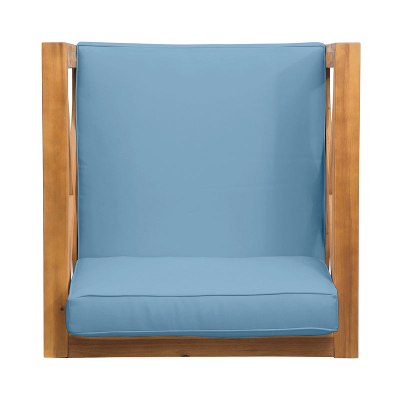 Brava - Mid - Century Modern Club Chair With Water Resistant Cushions - R&R Furniture Gallery (Fountain Valley, CA)