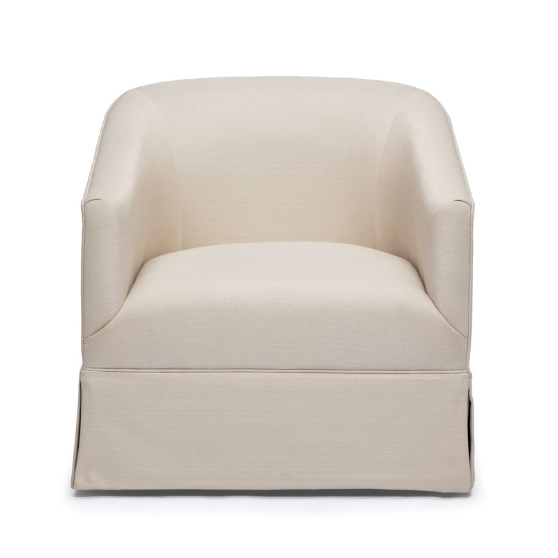 Earl - Skirted Swivel Chair - R&R Furniture Gallery (Fountain Valley, CA)