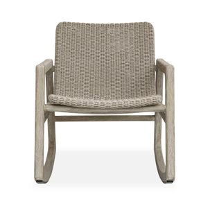 Sumba - Outdoor Wicker Rocking Chair - Gray