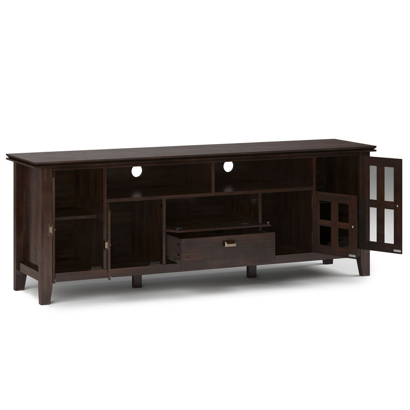 Artisan - TV Media Stand - Tobacco Brown - R&R Furniture Gallery (Fountain Valley, CA)