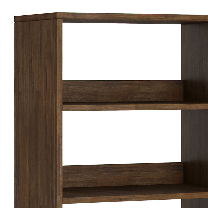 Chase - Tall Bookcase - Rustic Natural Aged Brown - R&R Furniture Gallery (Fountain Valley, CA)