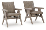 Cliff Trails - Rocking Arm Chair (Set of 2) - Beige - R&R Furniture Gallery (Fountain Valley, CA)