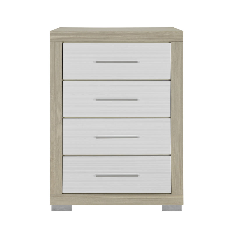 Elsa - 2 Toned And Chest With Bar Handle - R&R Furniture Gallery (Fountain Valley, CA)