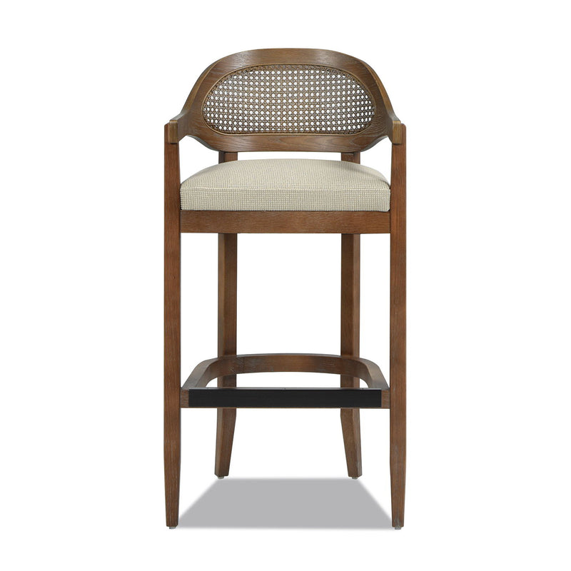 Americana - Mid-Century Modern Cane Back Counter Stool - R&R Furniture Gallery (Fountain Valley, CA)
