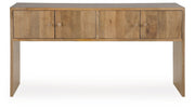 Ella Grove - Console - Rich Brown - R&R Furniture Gallery (Fountain Valley, CA)