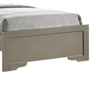 Upholstered Lorana bed by Glory Furniture with plush fabric and modern design, shown in a cozy bedroom setting.