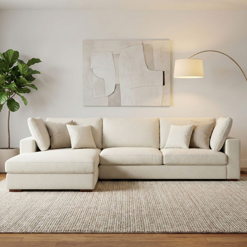 Charlie - Upholstered Deep Seater Sectional Sofa - R&R Furniture Gallery (Fountain Valley, CA)