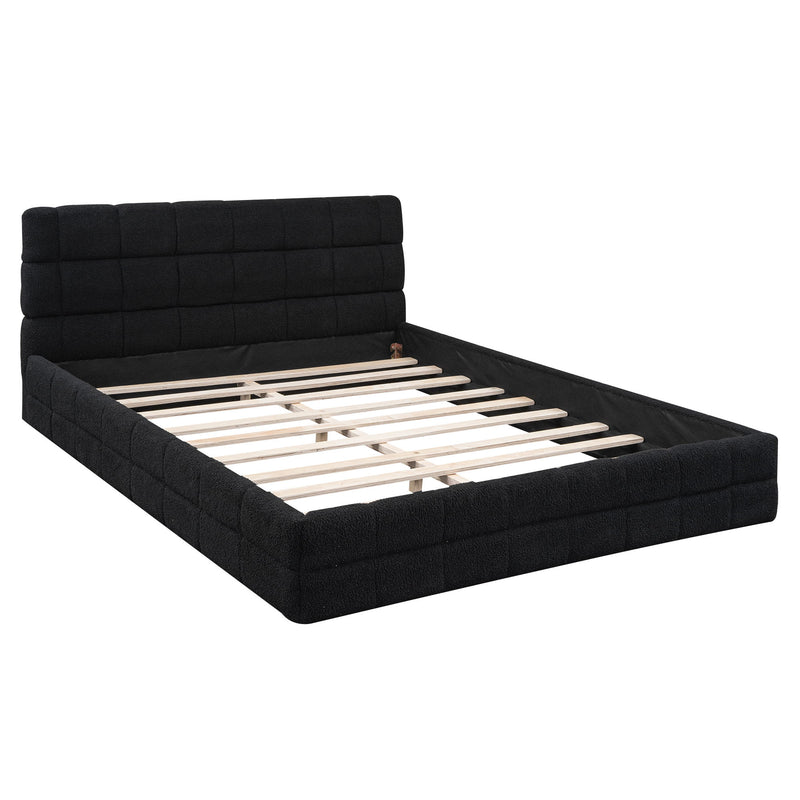 Upholstered Platform Bed With Headboard - R&R Furniture Gallery (Fountain Valley, CA)