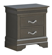 Decorative accent nightstand by Glory Furniture featuring a sleek wooden finish and modern design for bedroom decor.