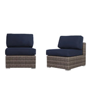 Seating Set With Cushions Handcrafted Wicker Design - R&R Furniture Gallery (Fountain Valley, CA)