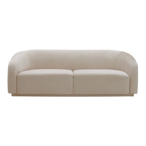 Yara - Pleated Velvet Sofa - R&R Furniture Gallery (Fountain Valley, CA)