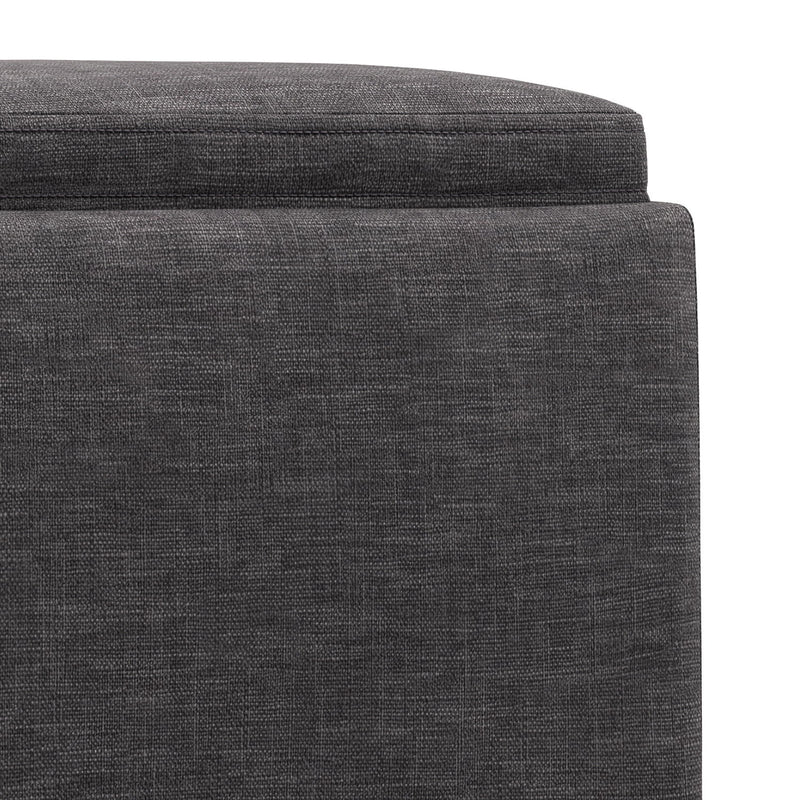 Natasha - Multifunctional Storage Ottoman With Tray - R&R Furniture Gallery (Fountain Valley, CA)