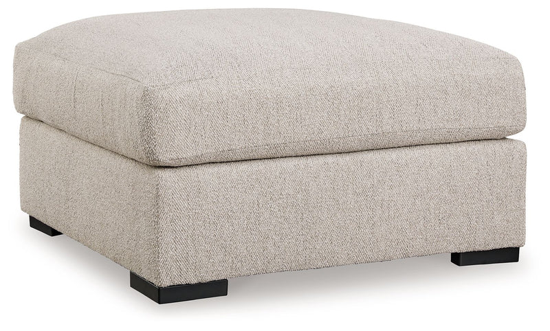Ballyton - Oversized Accent Ottoman - Sand - R&R Furniture Gallery (Fountain Valley, CA)