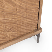 Classic Home Edison 6-door cabinet in Sandy Cove finish, featuring a buffets design with wood grain and stylish hardware.