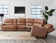 Hancock - Zero Gravity Power Reclining Sectional With Power Adjustable Headrests - R&R Furniture Gallery (Fountain Valley, CA)