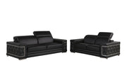 296 - Genuine Leather Living Room Set - R&R Furniture Gallery (Fountain Valley, CA)
