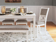 Erinberg - Dining Room Table Set (Set of 6) - Antique White - R&R Furniture Gallery (Fountain Valley, CA)